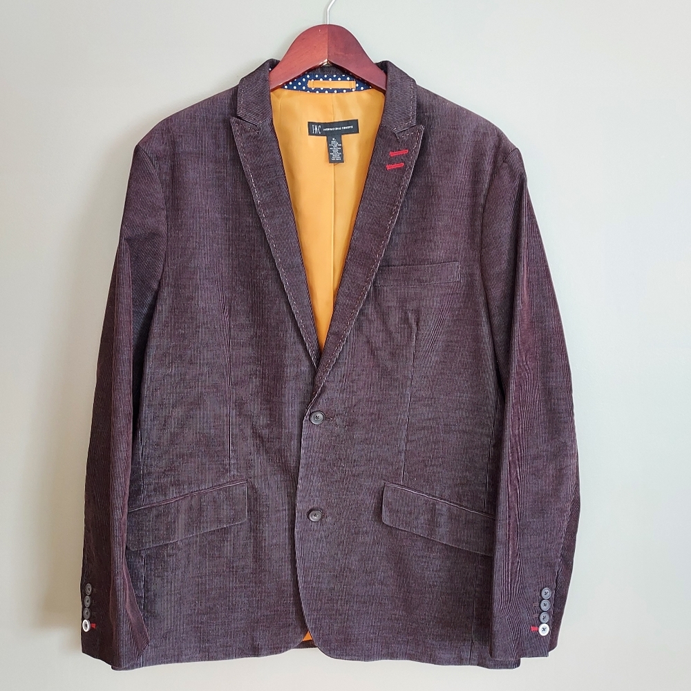 INC International Concepts Corduroy Blazer Size XL